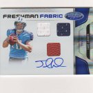 2011 Certified Freshman Fabric Jake Locker Jersey Ball Autograph Rc #12/50 Tennesse Titans