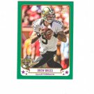 2013 Topps Magic Green Mini Drew Brees #125 New Orleans Saints