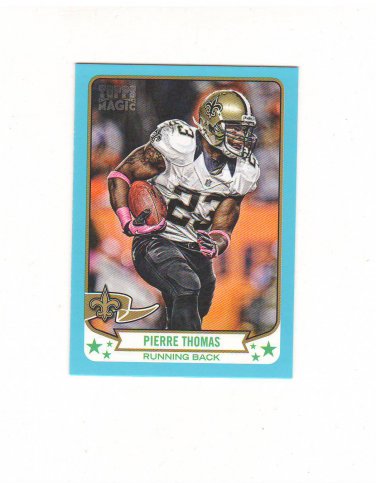 2013 Topps Magic Blue Mini Pierre Thomas #281 New Orleans Saints
