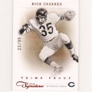 2012 Prime Signatures Red Proof Rick Casares #d 23/99 Chicago Bears