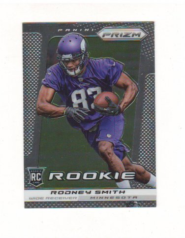 2013 Panini Prizm Rodney Smith Rc #280 Minnesota Vikings