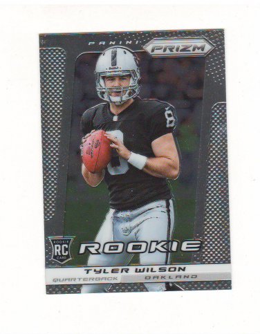 2013 Panini Prizm Tyler Wilson Rc #295 Oakland Raiders