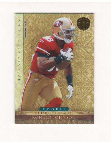 2011 Panini Gold Standard Ronald Johnson Rc #d 199 San Francisco 49ers