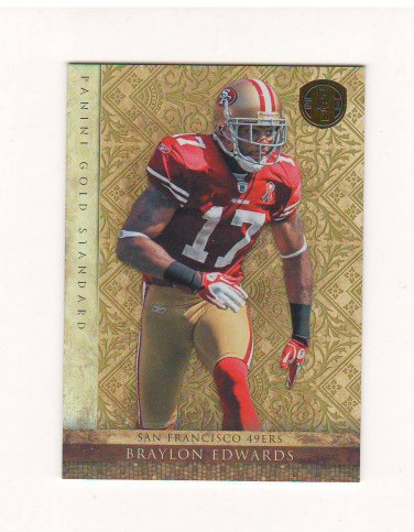 2011 Panini Gold Standard Braylon Edwards #d 122/299 San Francisco 49ers
