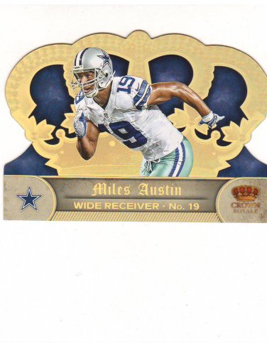 2012 Crown Royale Gold Holofoil Austin Miles #d 38/99 Dallas Cowboys