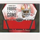 2014 Certified Fabric Of The Game Vernon Davis Jersey 44/99 San Francisco 49ers