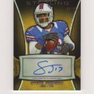 2013 Bowman Sterling Gold Refractor Steve Johnson Auto 03/25 Buffalo Bills