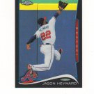 2014 Topps Chrome Black Refractor Jason Heyward 036/100 Atlanta Braves