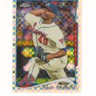 2014 Topps Chrome Xfractor Julio Teheran #194 Atlanta Braves