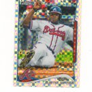 2014 Topps Chrome Xfractor Justin Upton #93 Atlanta Braves