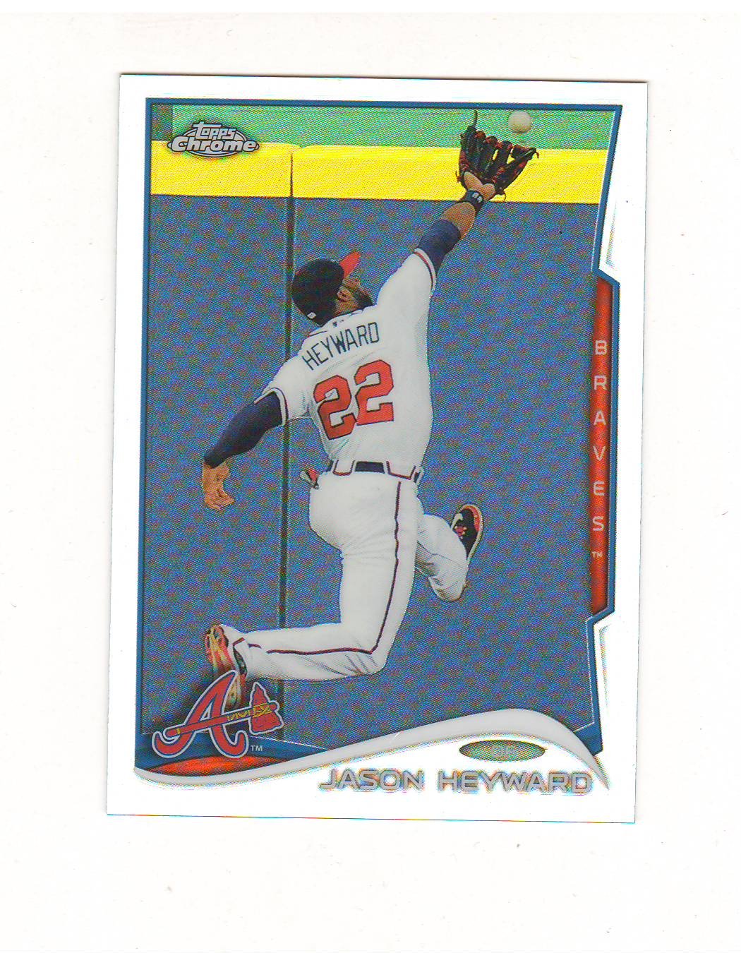 2014 Topps Chrome Refractor Jason Heyward #214 Atlanta Braves