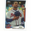 2014 Topps Chrome Refractor Christian Bethancourt Rc #91 Atlanta Braves