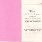 Elvis Presley 1962 Dial El I Love You 16-Page Privately Printed Booklet