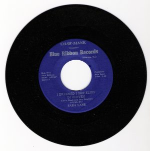 Elvis Presley 1982 Tribute Record I Dreamed I Saw Elvis in Heaven by Sara Lane