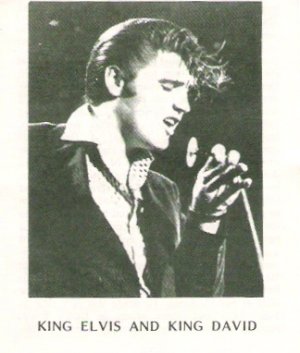 Original Elvis Presley King Elvis and King David Religious Tract Circa 1978