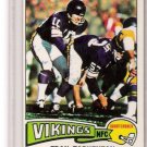 1975 Fran Tarkenton Topps Football Card 1975 Fran Tarkenton Topps Football Card