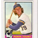 1976 Topps Robin Yount Baseball Card Near Mint