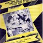 Roy Rogers, Dale Evans, Gabby Hayes, Shug Fisher 1945 Western Movie Sheet Music