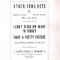 Walk the Straight and Narrow Way Harpo & Bobby Cook Vintage Country Western Sheet Music
