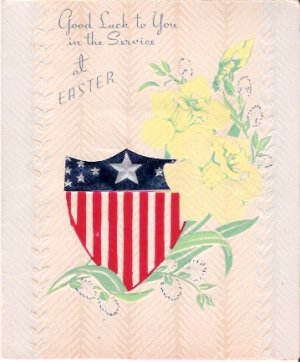 World War II Easter in the Service Greeting Card