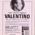 Rudolph Valentino 1966 Book Advertising Flyers Rudolph Valentino 1966 Book Advertising Flyers