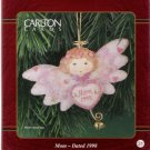 Carlton Cards Mom Dated 1998 #31 Angel Christmas Ornament Mint in Box
