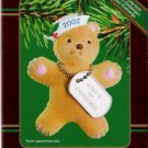 American Greetings Baby's First Christmas 2002 Bear in Navy Sailor Hat Mint in Box