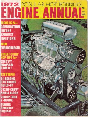 Popular Hot Rodding 1972 Engine Annual Magazine