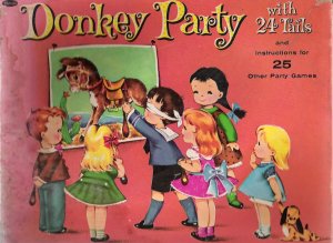 Whitman 1952 Donkey Party Game