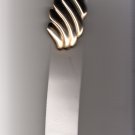 Vintage Original 1950s Women's White Cloth Cinch Belt with Wavy Design Gold Color Buckle Vintage Original 1950s Women's White Cloth Cinch Belt with Wavy Design Gold Color Buckle