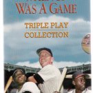 When It Was a Game HBO Triple Play Collection Baseball Mickey Mantle Willie Mays VHS Collection New
