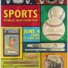 Regency Superior June 4, 2005 Sports Memorabilia Mickey Mantle Babe Ruth Auction Catalog