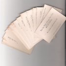 Original 1942 Movie Cowboy Tex Ritter Rangers Fan Club Cards Unused 20 Card Lot