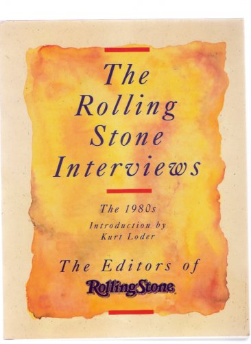 Rolling Stone Interviews The 1980s First Edition 1989 Book Springsteen McCartney