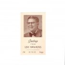 Lem Hawkins KFGO 790 Fargo North Dakota Country Music 1940s Postcard