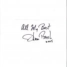 Thom Bresh Merle Travis' Son Vintage Country Music 2005 Autographed Index Card Thom Bresh Merle Travis' Son Vintage Country Music 2005 Autographed Index Card