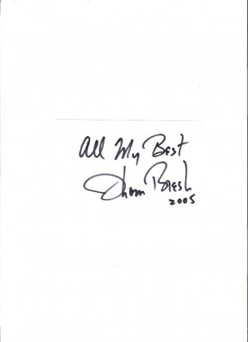 Thom Bresh Merle Travis' Son Vintage Country Music 2005 Autographed Index Card