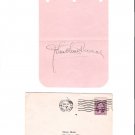 John Charles Thomas Opera Star, Movie, Radio Actor 1935 Autographed Album Page