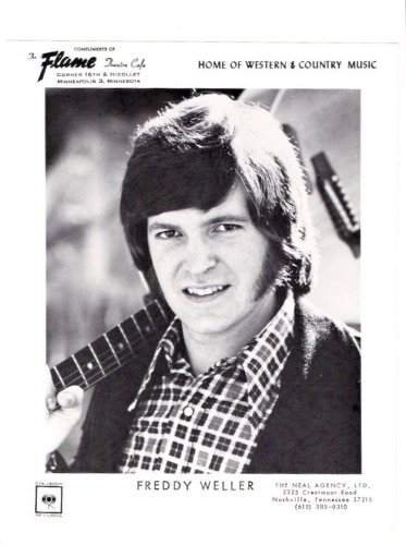 Original Freddy Weller 1960s Flame Theatre Minneapolis Country Music Photo