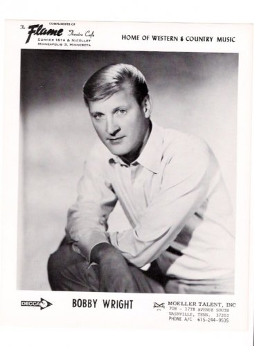 Original Bobby Wright 1960s Flame Theatre Minneapolis Country Music Photo