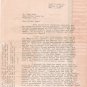 Johnny Whitney Big Band 1944 Autographed Letter & Jimmy Barnett Photo Omaha Nebraska