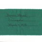 Marvin Mandel Maryland Governor 1978 Autographed Quilt Square in Envelope