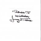 Little Jimmy Dickens Autographed Index Card Vintage Country Music Memorabilia