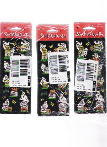Halloween Stickety-Doo-Da Stickers Three Wholesale Packs Brand New Still Sealed