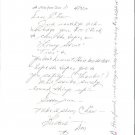 Don Ross Vintage Radio Singer Jane Froman 1970 Handwritten Autographed Letter