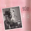 Cowboy Copas Rose of Oklahoma 1945 Vintage Country Music Sheet
