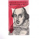 Shakespeare Wisdom & Wit 1967 Hardcover Illustrated Book Peter Pauper Press