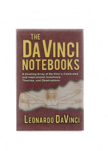 The Leonardo Da Vinci Notebooks by Emma Dickens First Edition Softcover New