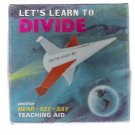 Vintage 1960s Lets Learn To Divide Teaching Aid 3-Record Box Set US Space Theme