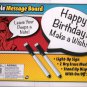 Bubble Message Board Light-Up Sign & LED Music Bulb New in Boxes